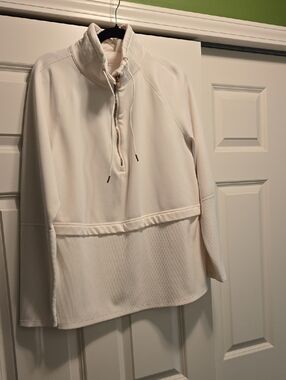 Avia Cream Fleece Pullover Top